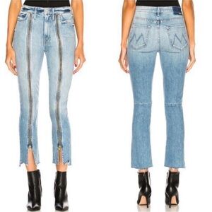 Mother Superior High Waisted Rascal Zip Step Fray in Misbeliever